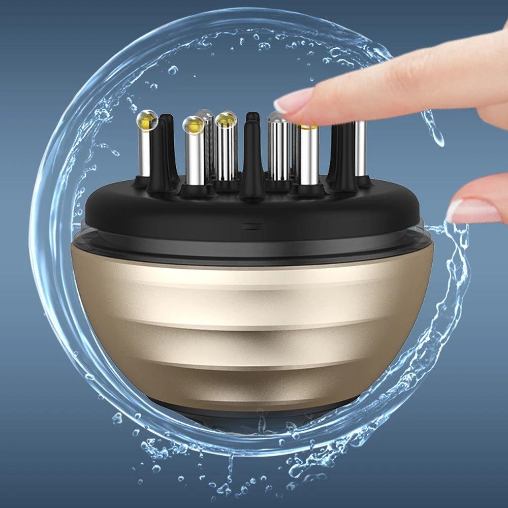 Applicateur Sérum Scalp — Dôme doré inox — SCALPIA