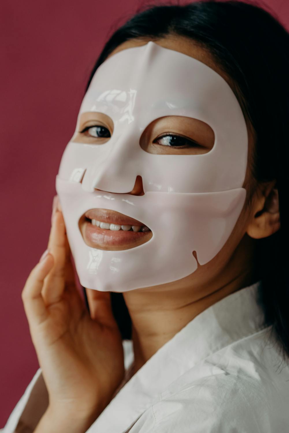 Masque feuille anti-rides — texture premium